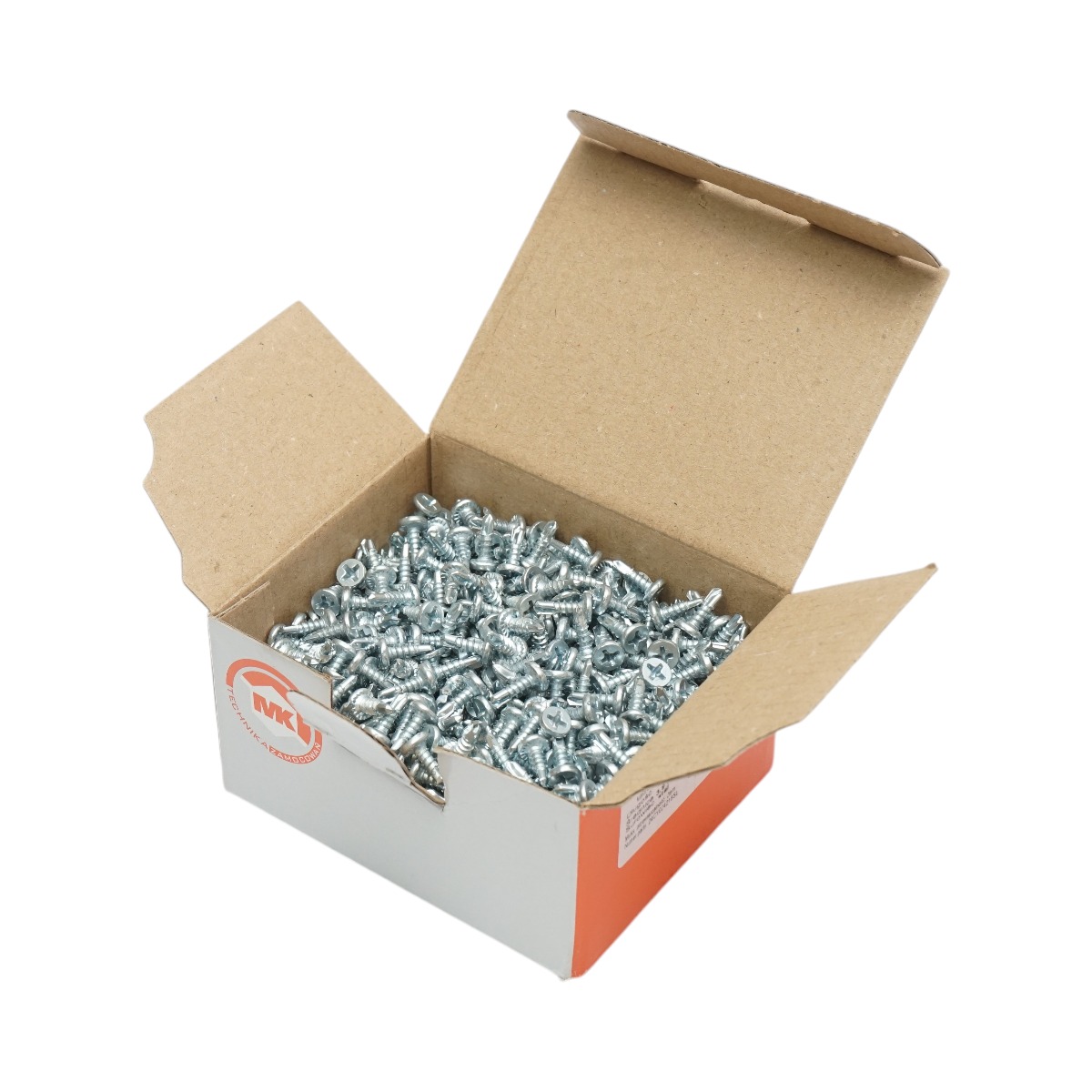 Surub rigips autoforant 3.9x11 mm, otel zincat, cap semirotund bombat, varf forant burghiu, cap cruce, cutie 1000 bucati