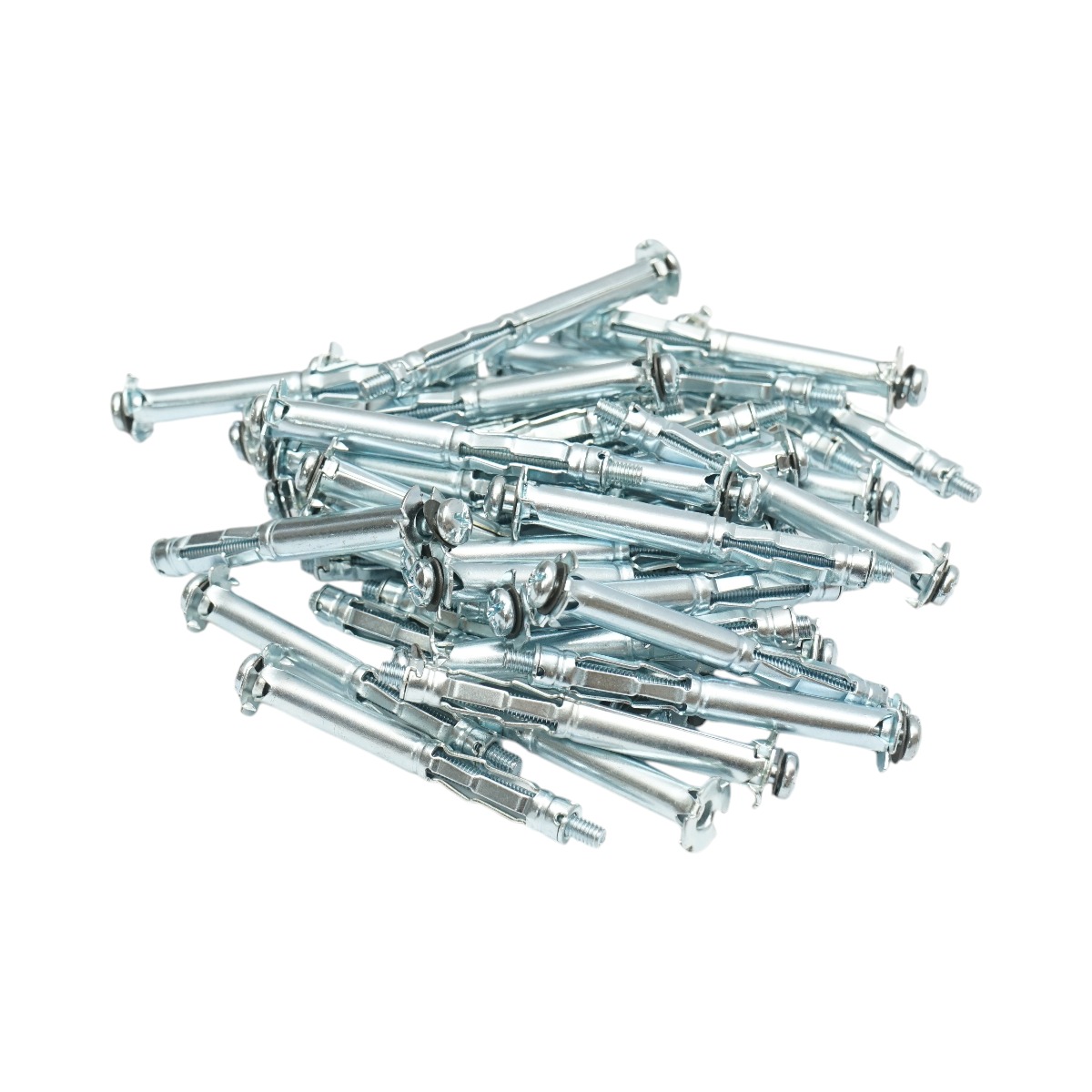 Ancora metalica gips carton tip Molly 4x59 mm, otel zincat, cap cruce, diblu expandare, cutie 100 bucati