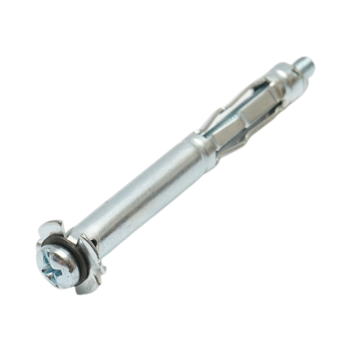 Ancora metalica gips carton tip Molly 4x59 mm, otel zincat, cap cruce, diblu expandare, cutie 100 bucati