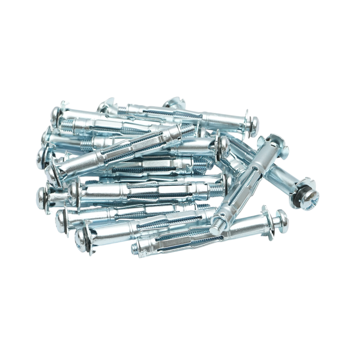 Ancora metalica gips carton tip Molly 6x65 mm, otel zincat, cap cruce, diblu expandare, cutie 50 bucati