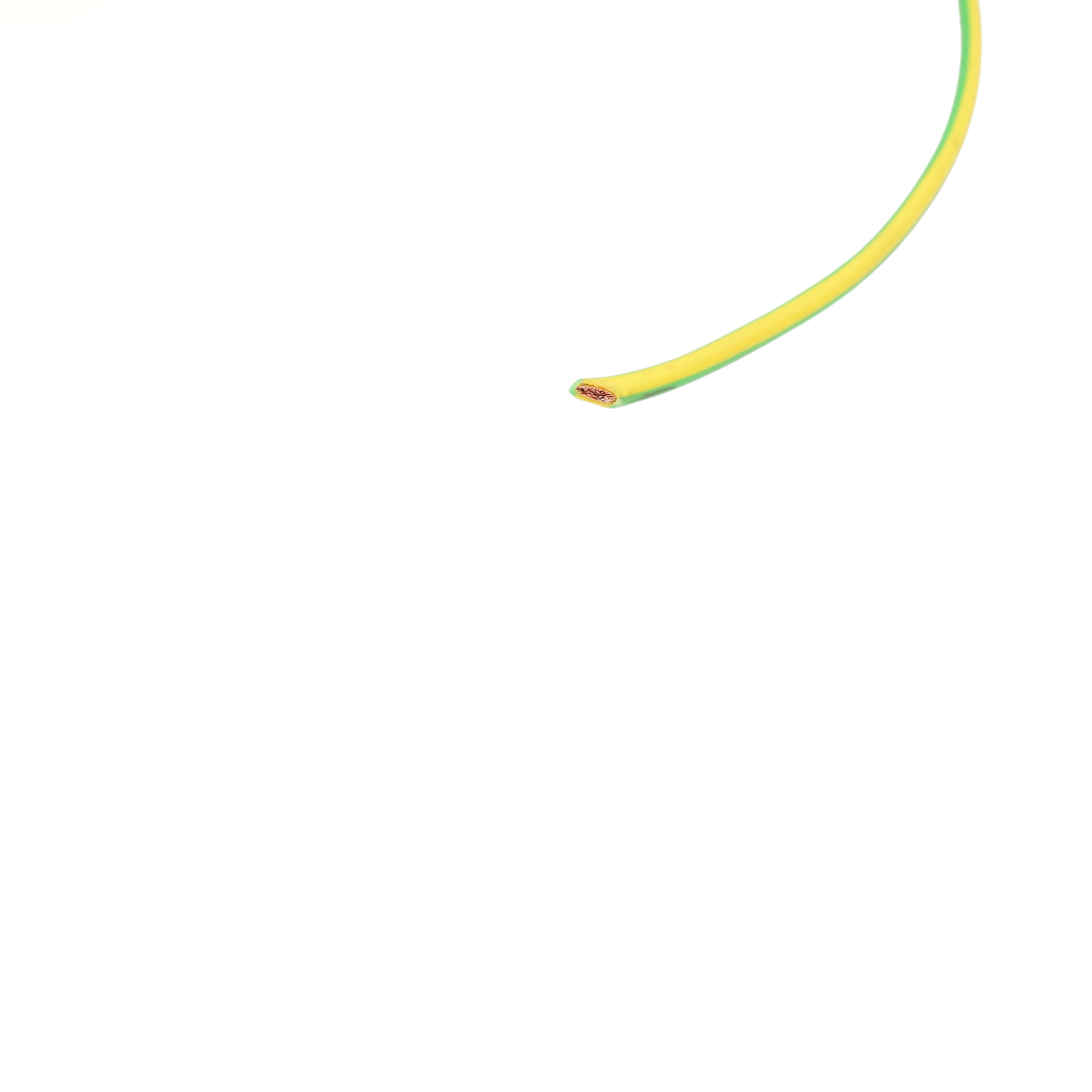 Cablu impamantare cupru MYF H07V-K 6 mm2 galben-verde, litat multifilar, izolatie PVC 450-750V, 100 m/rola