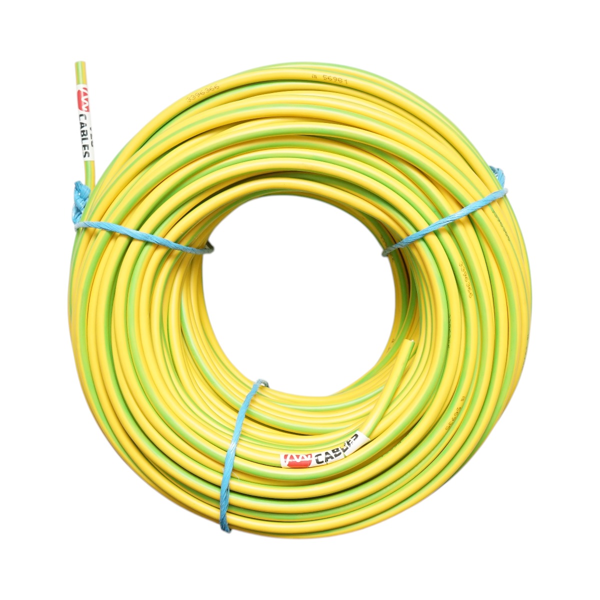 Cablu impamantare cupru MYF H07V-K 16 mm galben-verde, litat multifilar, izolatie PVC, tensiune 450-750 V, 100 m/rola