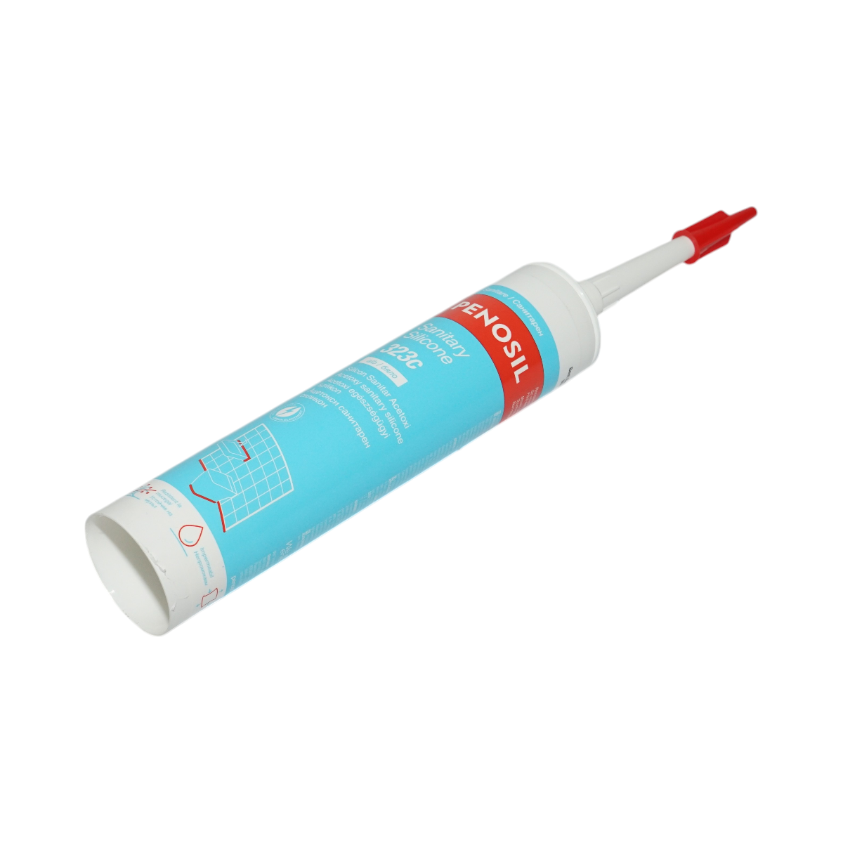 Silicon sanitar etansant alb Penosil Sanitary Silicone 323 280ml, rezistent la mucegai, UV si umiditate, aplicare +5 C pana la +40 C, rezistenta -40 C pana la +100 C