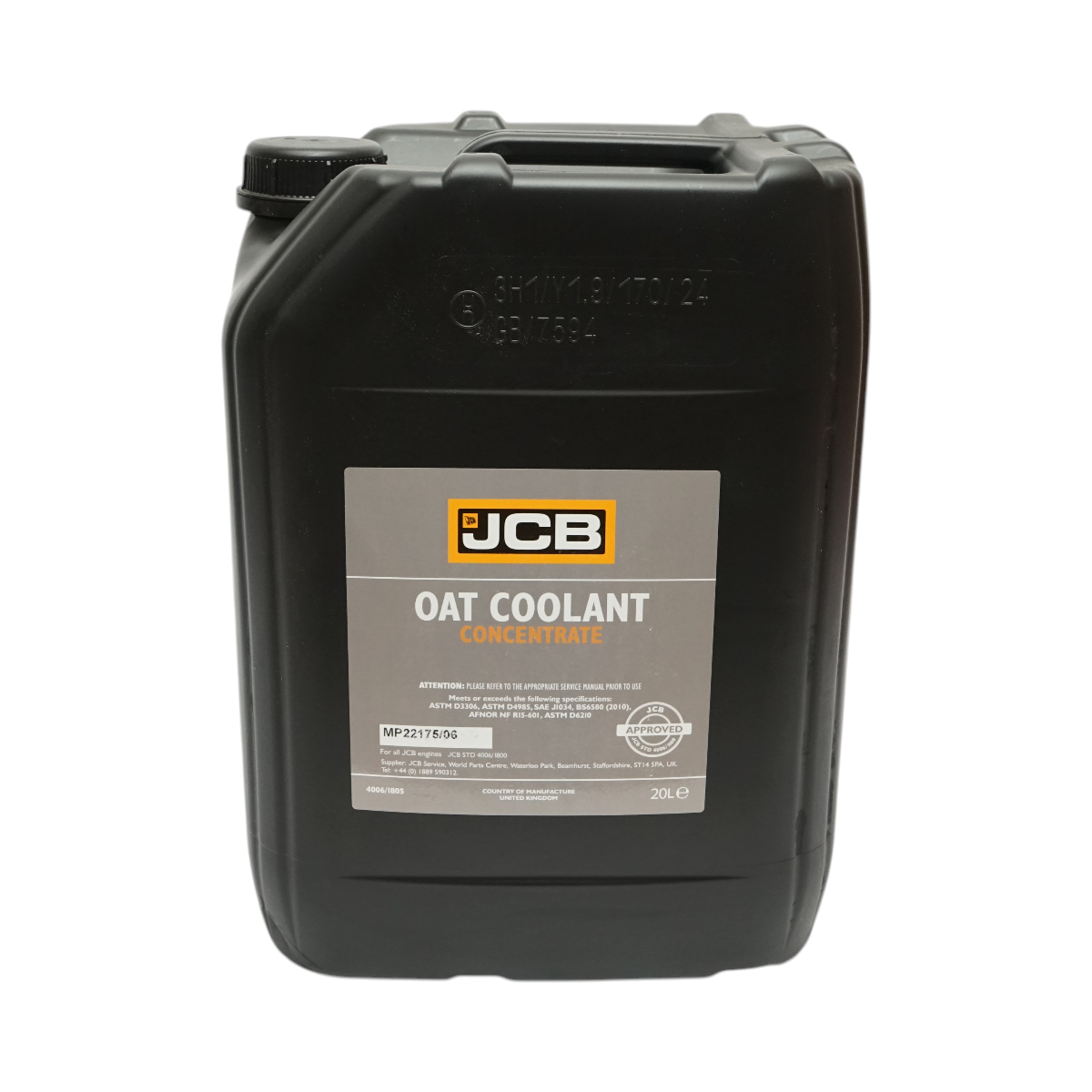 Antigel concentrat JCB Oat Coolant Concentrate 20L
