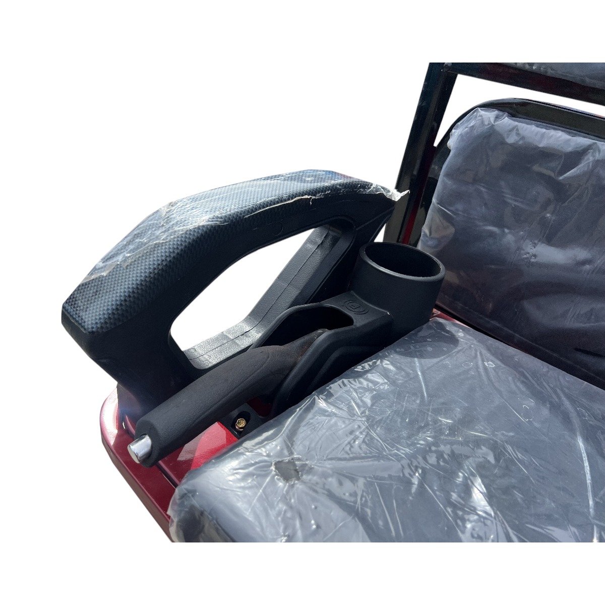 Triciclu electric Breckner Germany model E ROSU, motor 1600W fara perii, baterie 60V 20Ah (5 buc), viteza 25 km/h, autonomie 25-50 km, sarcina max 500 kg, reductor HI-LO, anvelope 3.00-12, gabarit 2400x890x1095 mm