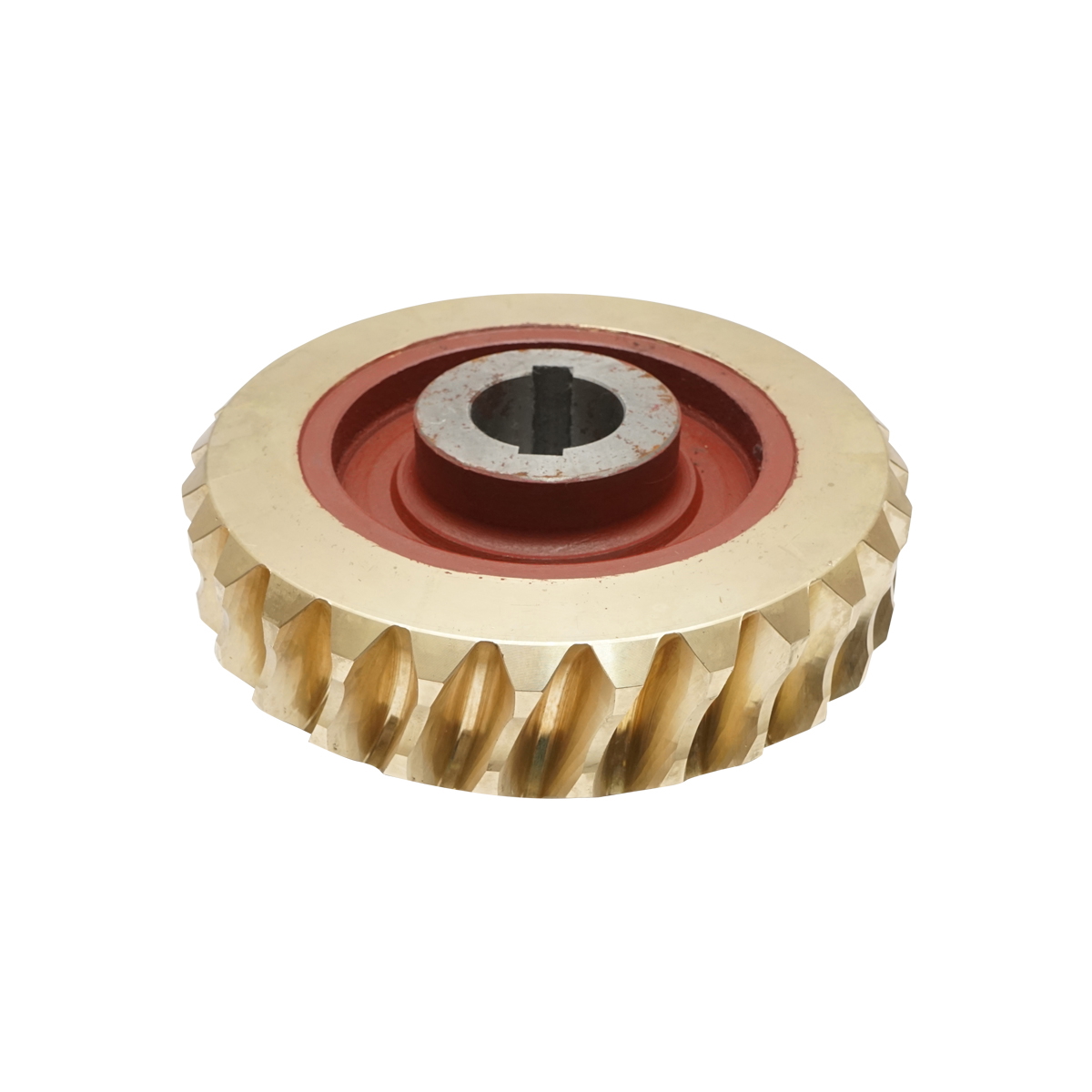 Set pinion bronz cu ax melcat pentru troliu Tractor Forestier