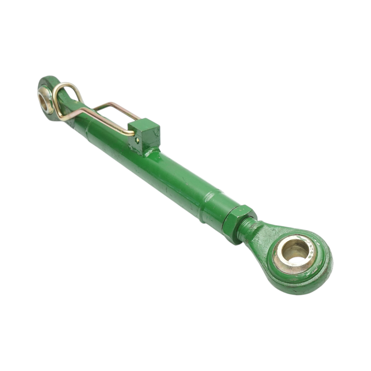 Tirant central CAT 2-2 John Deere, 480-660 mm, filet M30x3, lagar sferic 26x26 mm, cod OEM RE45631 / RE243206, compatibil Seria 5045E-5715