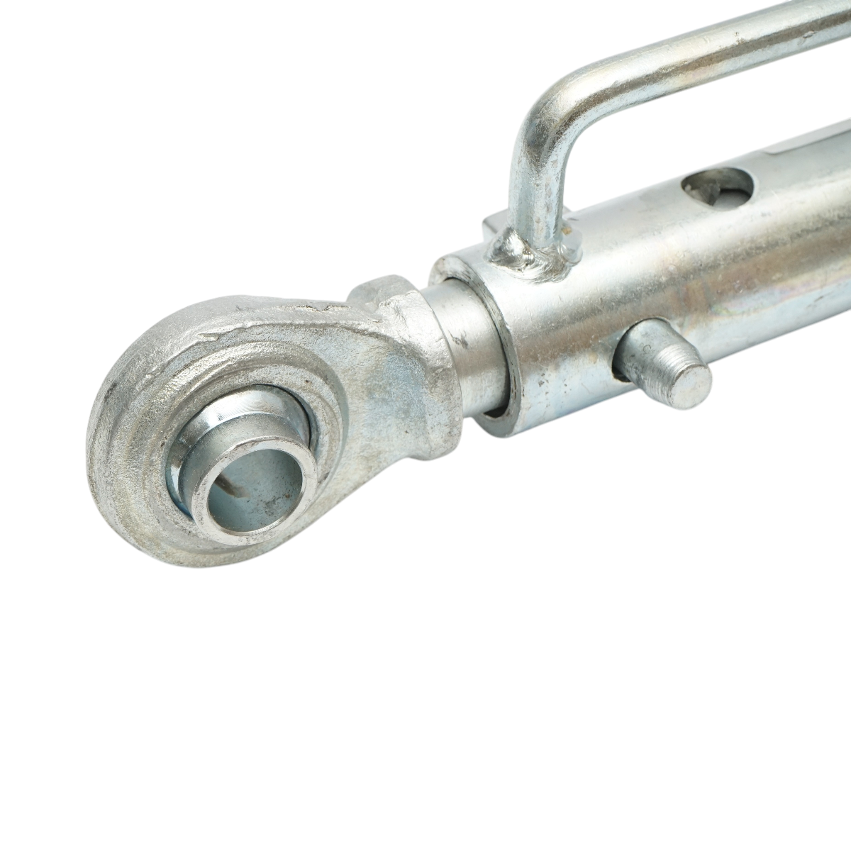 Tirant ansamblu ancora stabilizator John Deere, cod OEM DE18854K, lungime inchis 395 mm, deschis 500 mm