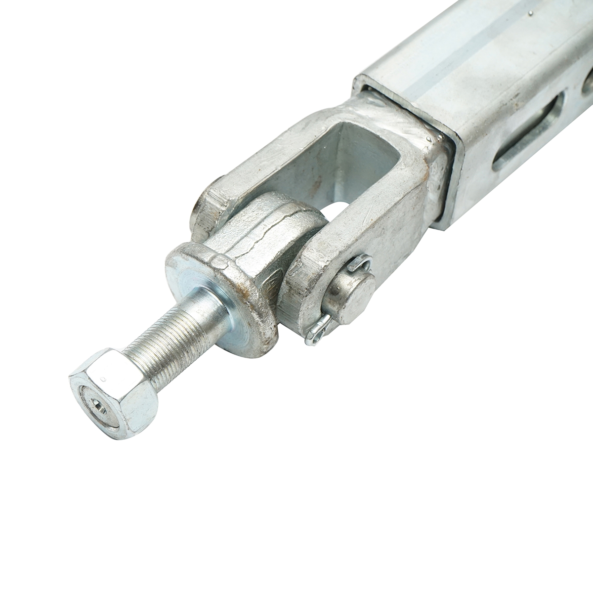 Tija reglabila stabilizator Massey Ferguson OEM 160142, 460-560 mm, profil 50x50 mm, bolt 20/26 mm, MF 240 MF 260 MF 3060