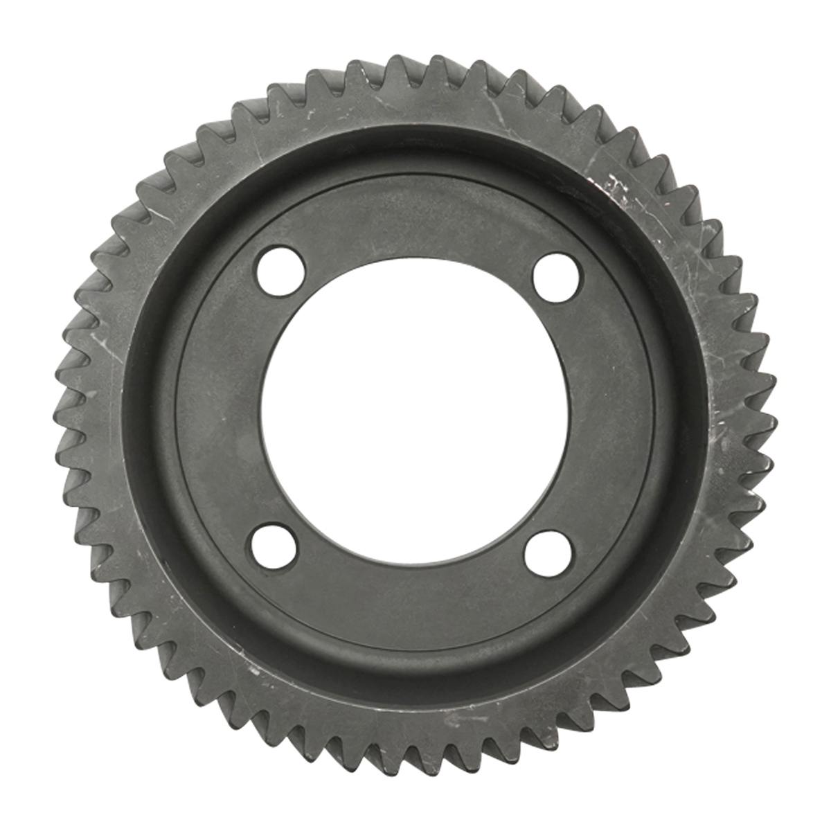 Pinion motric balansoar pentru Fiat, New Holland, cod OEM 4770054, 54 dinti, diametru exterior 130 mm, interior 57.7 mm, gaura 8.6 mm x4, distanta gauri 52 mm, 1.14 kg