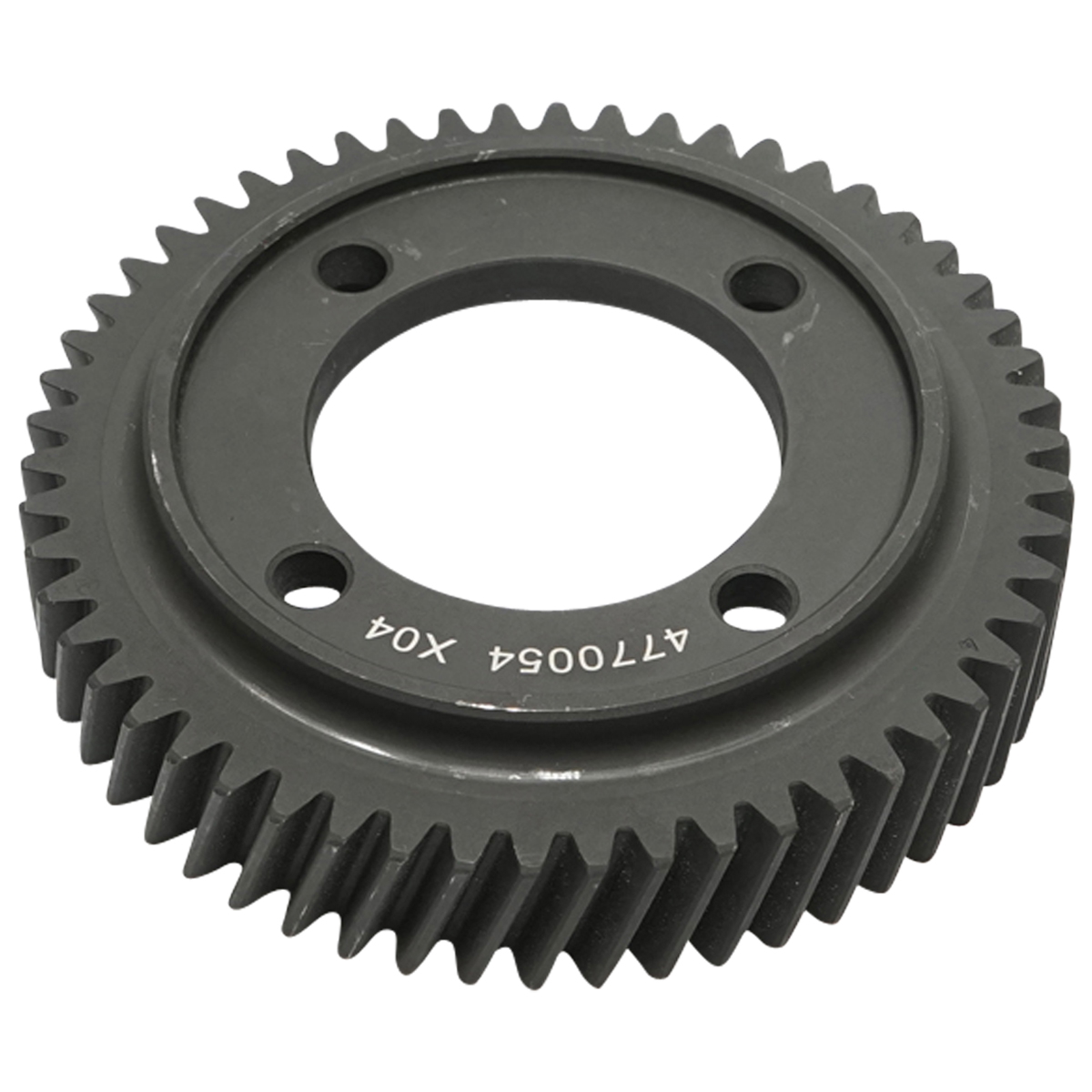 Pinion motric balansoar pentru Fiat, New Holland, cod OEM 4770054, 54 dinti, diametru exterior 130 mm, interior 57.7 mm, gaura 8.6 mm x4, distanta gauri 52 mm, 1.14 kg