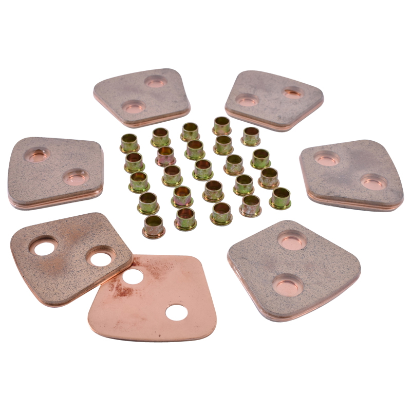 Set 12 ferodouri 4mm (77x69) cu nituri pentru disc ambreiaj D1010 UTB U-1010