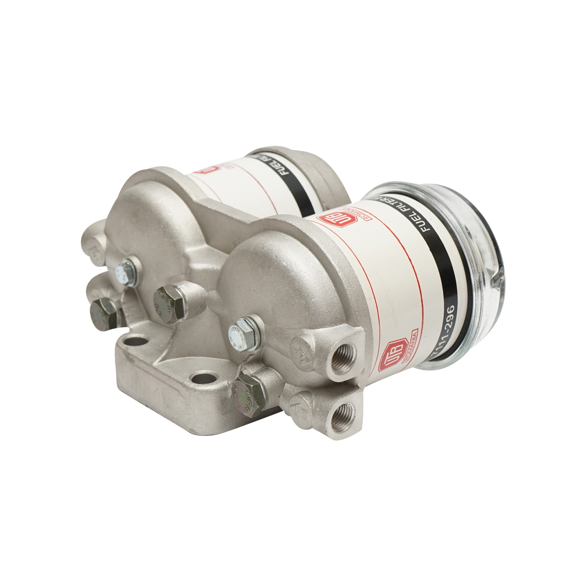 Baterie filtru motorina dubla 90 grade cu capac de sticla UTB U-650