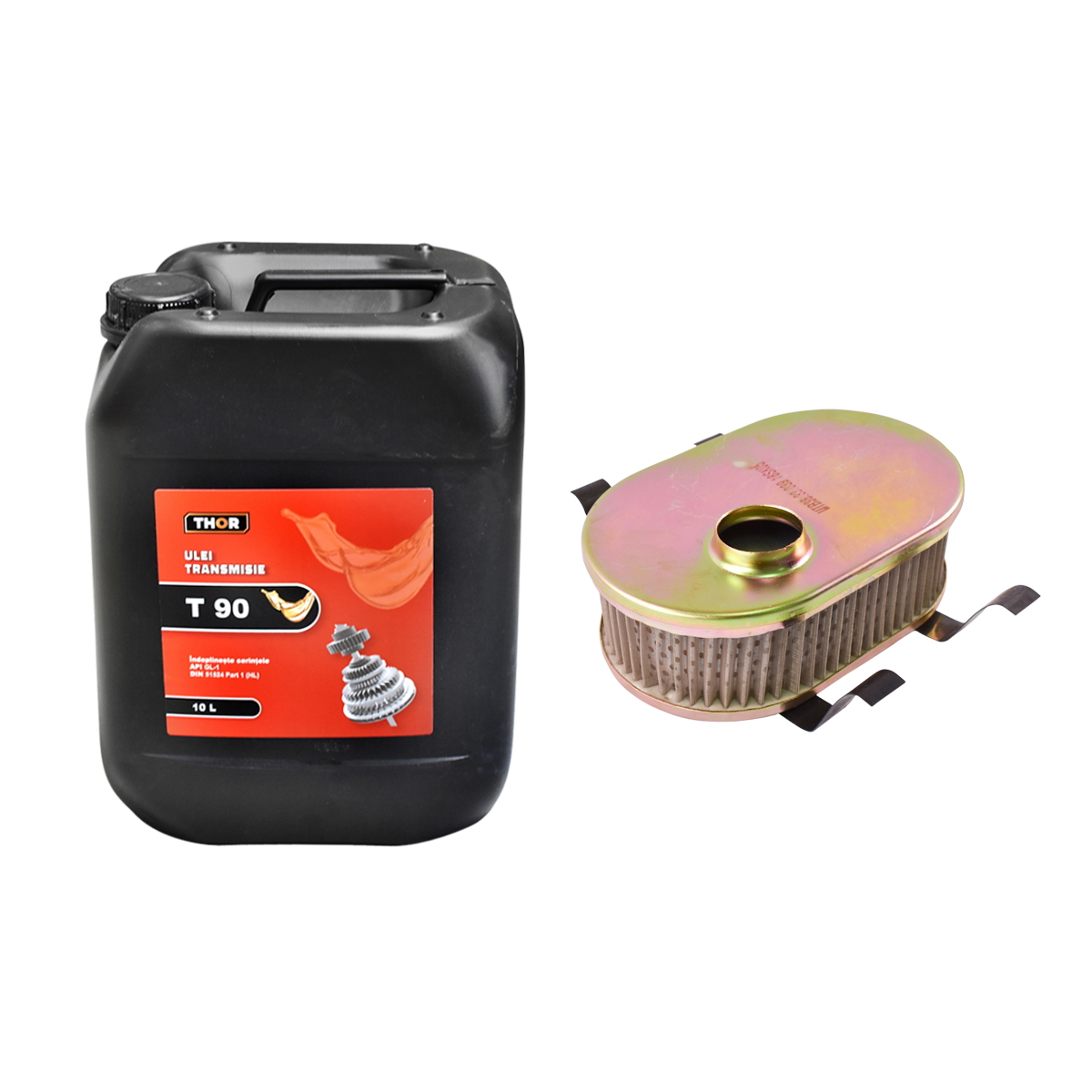 Pachet schimb filtru cu magnet si ulei hidraulic T90 10L pentru tractor UTB U-650