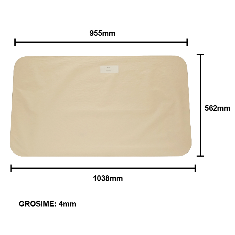 Geam 1038x562mm luneta sus cabina patrata tip vechi UTB U-445