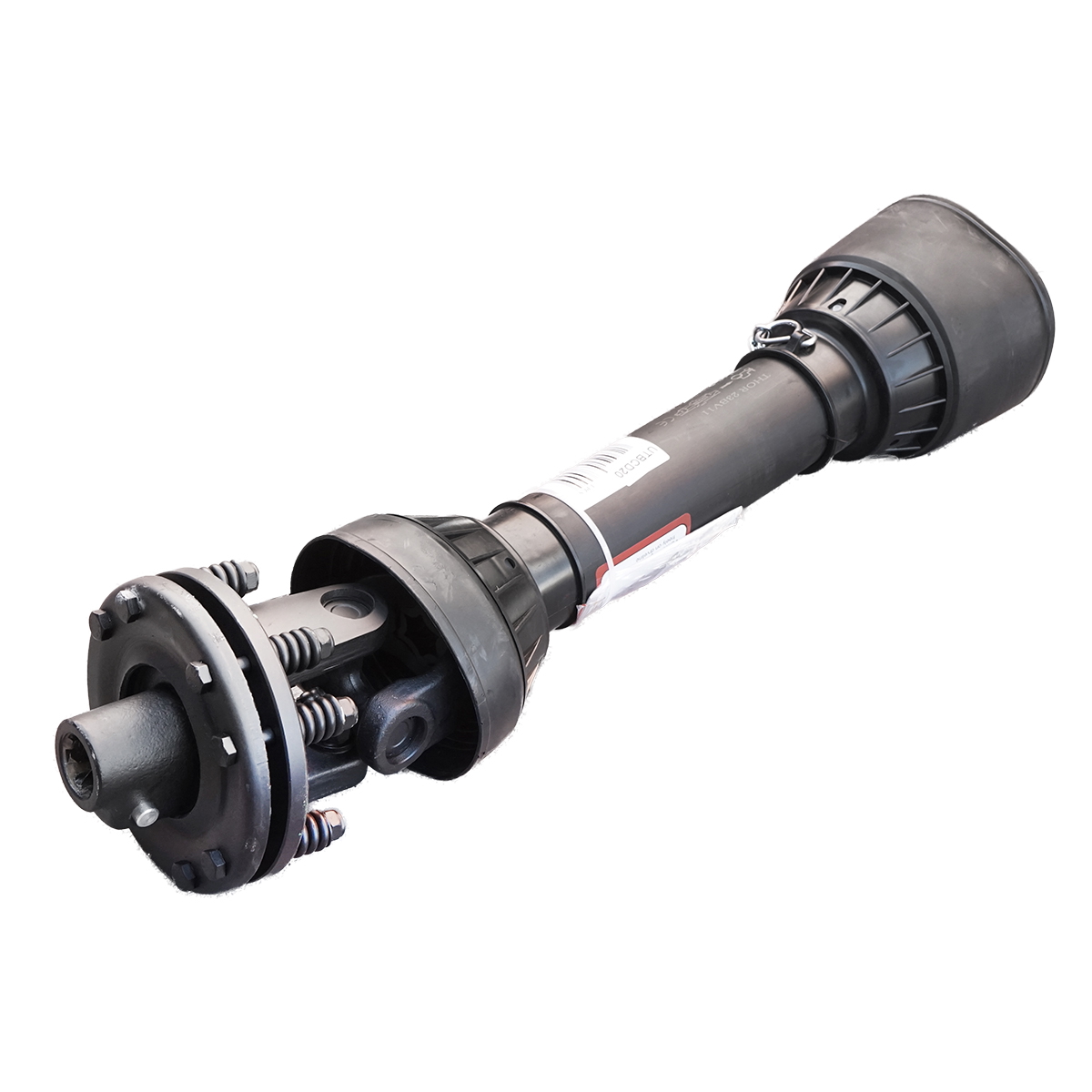 Cardan 850 mm S7 T7 cu ambreiaj compus din 2 discuri cruce 30,2x106,5 (teava stea) 1 3/8 Z=6 freza