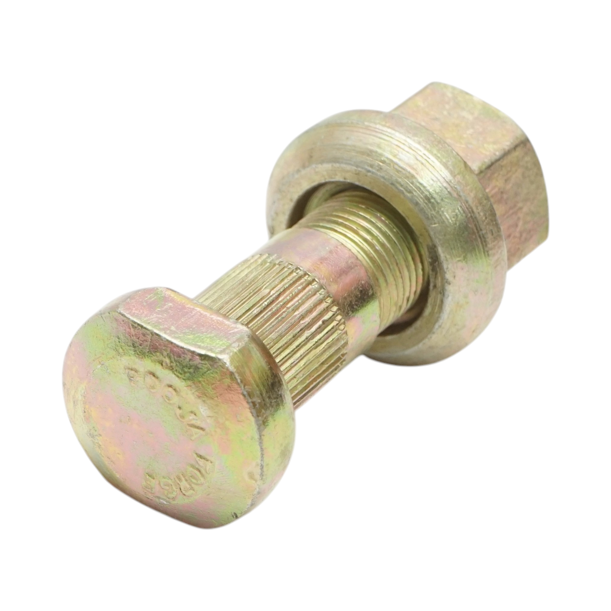 Prezon roata cu piulita JCB 2CX, 3CX, 4CX, 5CX, filet 3/4-16UNF (19.05 mm), lungime filet 38 mm, lungime prezon 66 mm, cod OEM 826-00923, 106-40001