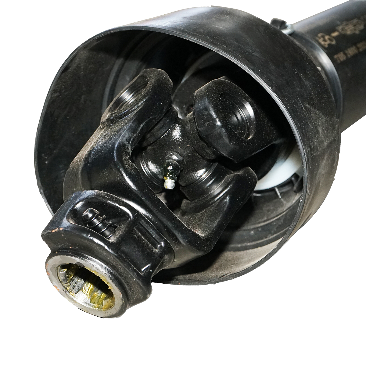 Cardan 1600 mm T5 Z=6 1-3/8 cruce 30.2x80 pentru balotiera, freza