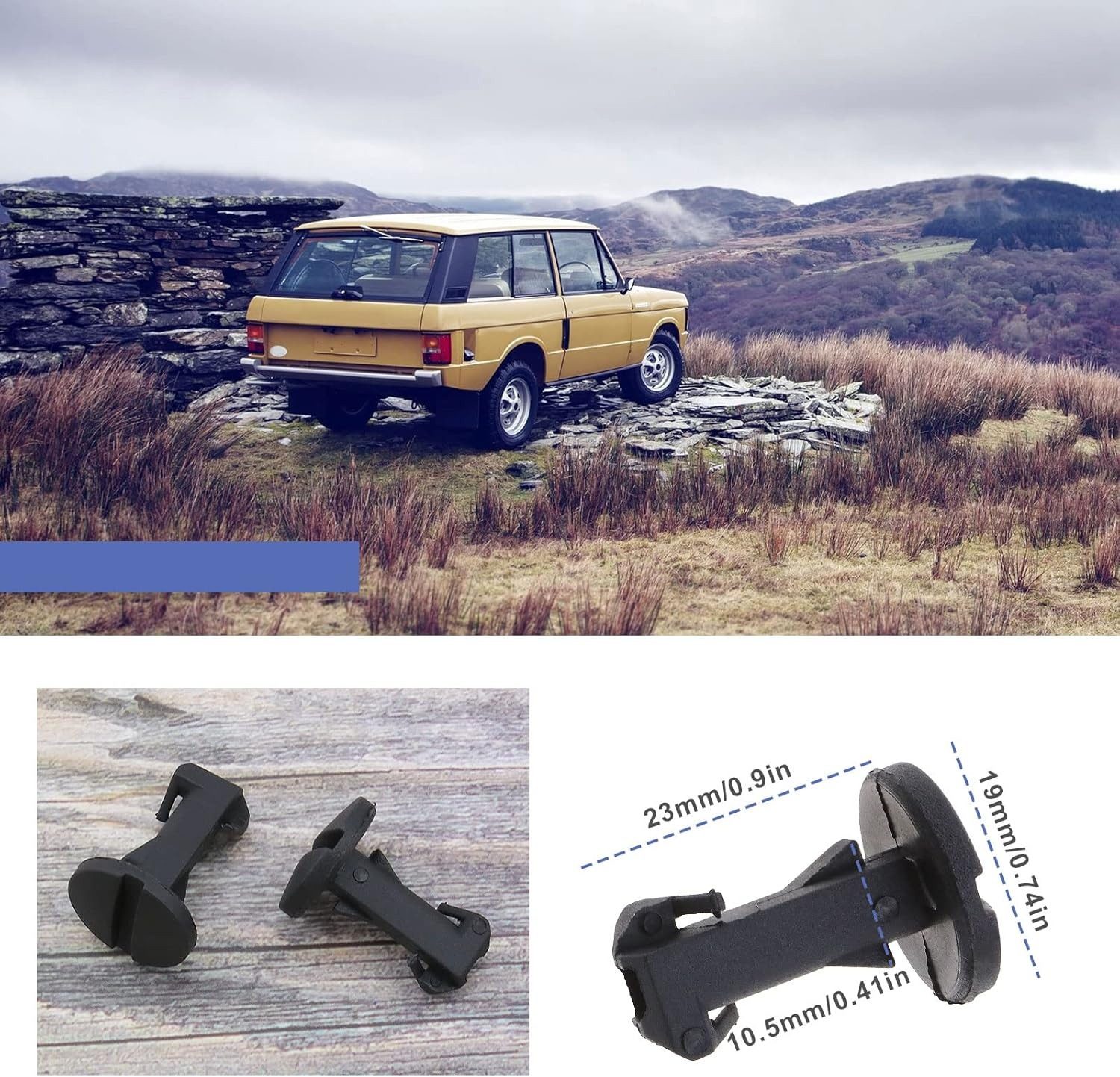 Clips Land Rover Discovery/Lr4 (Taa), Range Rover (L405), Range Rover (Lm), Range Rover Sport, Capac cui remorcare, 10 buc