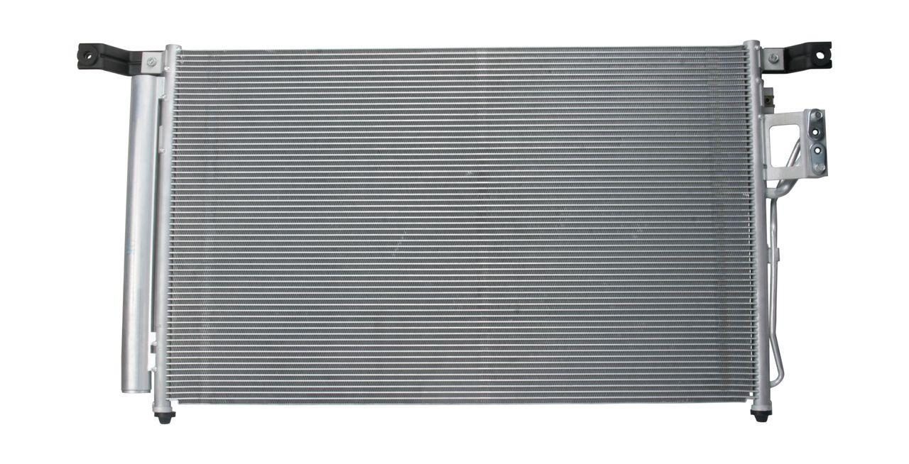 Condensator climatizare AC Hyundai Santa Fe 06-12, motor: 2.0 CRDI, 2.2 CRDI, 2.7 V6, Condensator cu uscator integrat , 715 (664)x424x16, miez si rezervor din aluminiu brazat, 97606-2B100