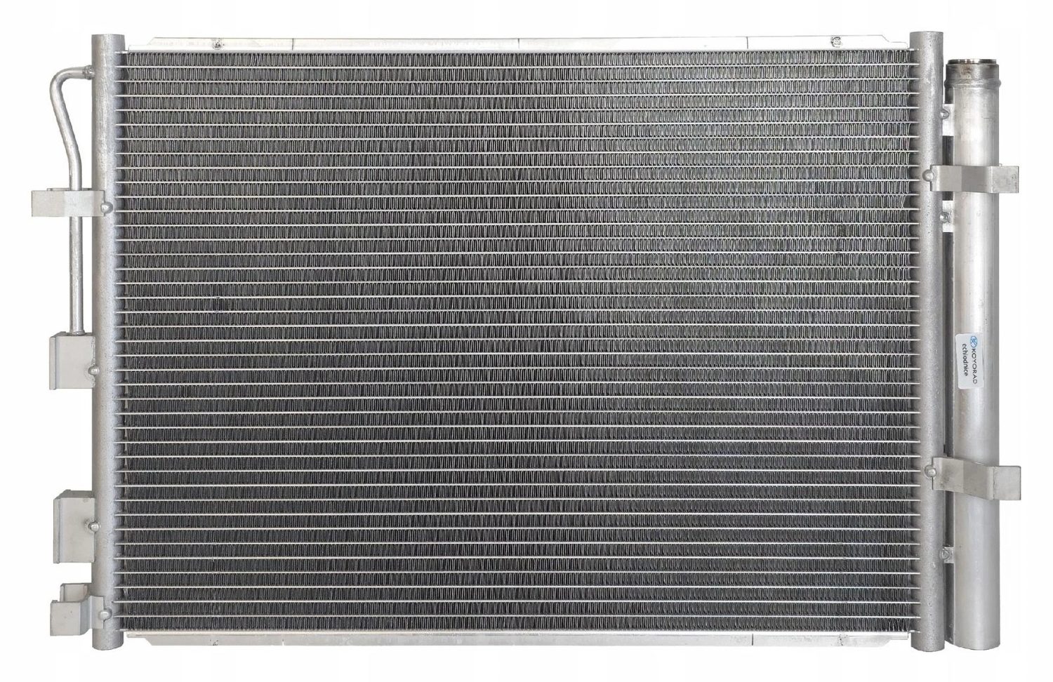 Condensator climatizare AC Hyundai Bayon 21-, I20 20-, motor: 1.0 T-GDI, Condensator cu uscator integrat , 532(492)x379(359)x16, Koyorad, miez si rezervor din aluminiu brazat, 97606-Q0300