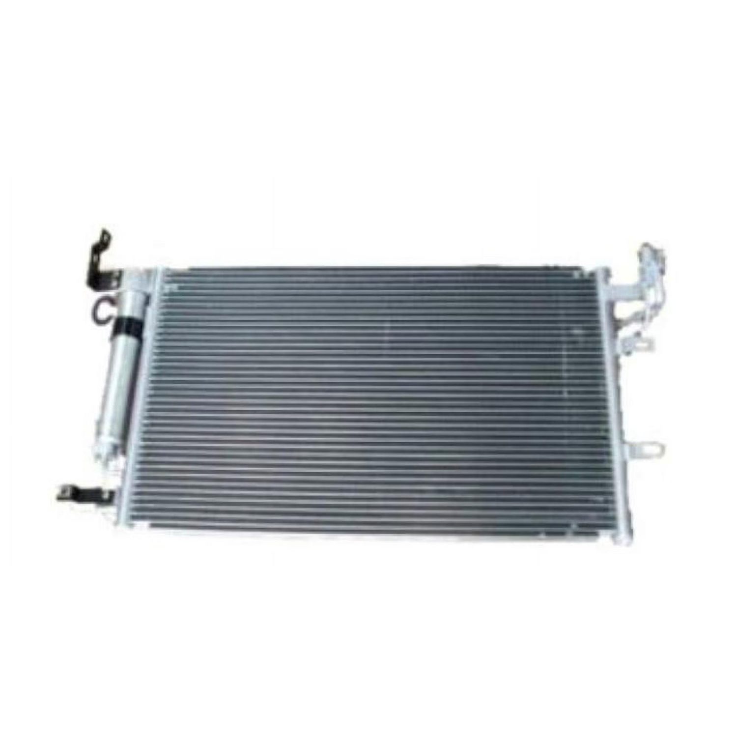 Condensator climatizare AC Kia Cerato 04-08, motor: 1.5 CRDI, 1.6, 2.0, 2.0 CRDI, Condensator cu uscator integrat , 600 (550)x355x18, miez si rezervor din aluminiu brazat, 976062F000; 976062F001