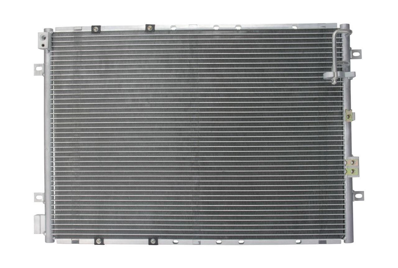 Condensator climatizare AC Kia Sorento 02-06, motor: 2.4, 2.5 CRDI, 3.5 V6, 3.8 V6, Condenser fara uscator ; Doowon type, 635(590)x445(420)x17, miez si rezervor din aluminiu brazat, 976063E000; 976063E001
