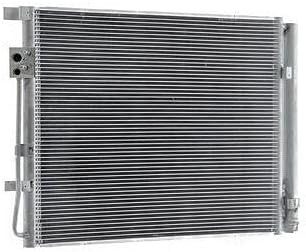 Condensator climatizare AC Kia Rio 16-, Stonic 17-, motor: 1.2, 1.4, Condensator cu uscator integrat , 555(515)x375(363)x16, OEM/OES (Doowon), miez si rezervor din aluminiu brazat, 97606H8000; 97606H8050