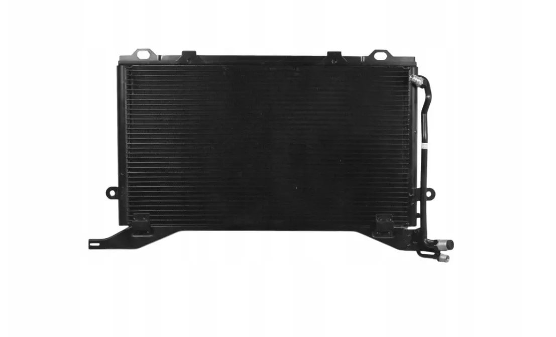 Condensator climatizare AC Mercedes Clasa E (W210) 95-03, motor: 2.5 D, 2.7 CDI, 3.0 TD, 3.2 CDI, Condenser fara uscator , 622 (573)x368 (324)x22, miez si rezervor din aluminiu brazat, 2108300470; 2108300670