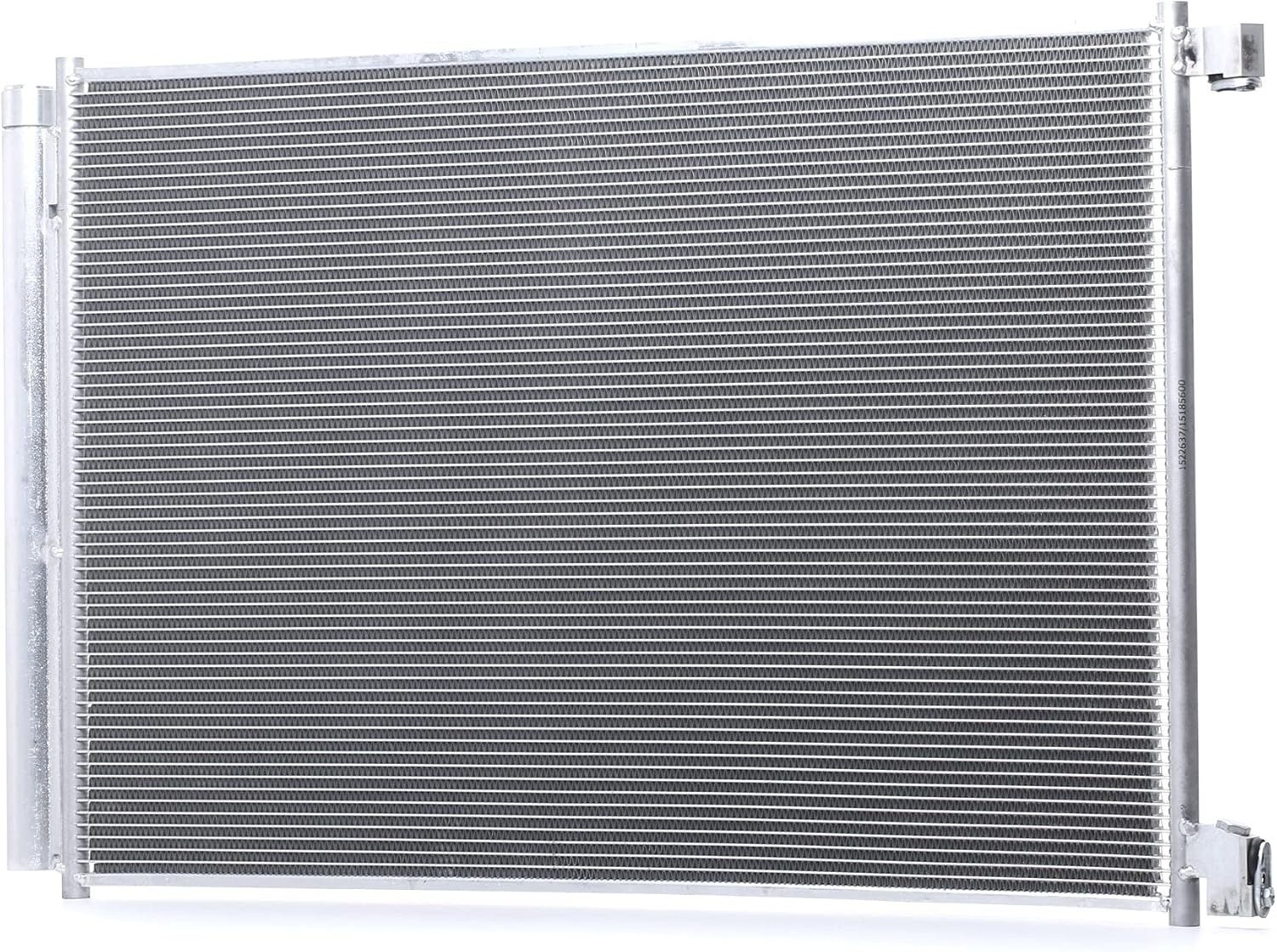 Condensator climatizare AC Mercedes Amg Gt 14-, Clasa C (W205) 13-, Clasa CLS (C257) 18-, Clasa E (W213) 16-, Glc (X253) 15-, S (W222) 14-, Sprinter 18-, Vito/V-Class 14-, motor: 4.0 V8 T, ; cu rama plastic, 675(640)x455(440)x12, brazat