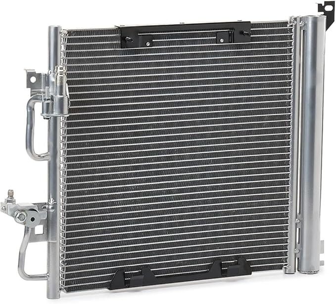 Condensator climatizare AC Opel Astra G 98-09, Astra H 04-, Zafira 05-11, motor: 1.7 CDTI, Condensator cu uscator integrat , 410 (375)x390x16, Koyorad, miez si rezervor din aluminiu brazat, 13129195; 1850099