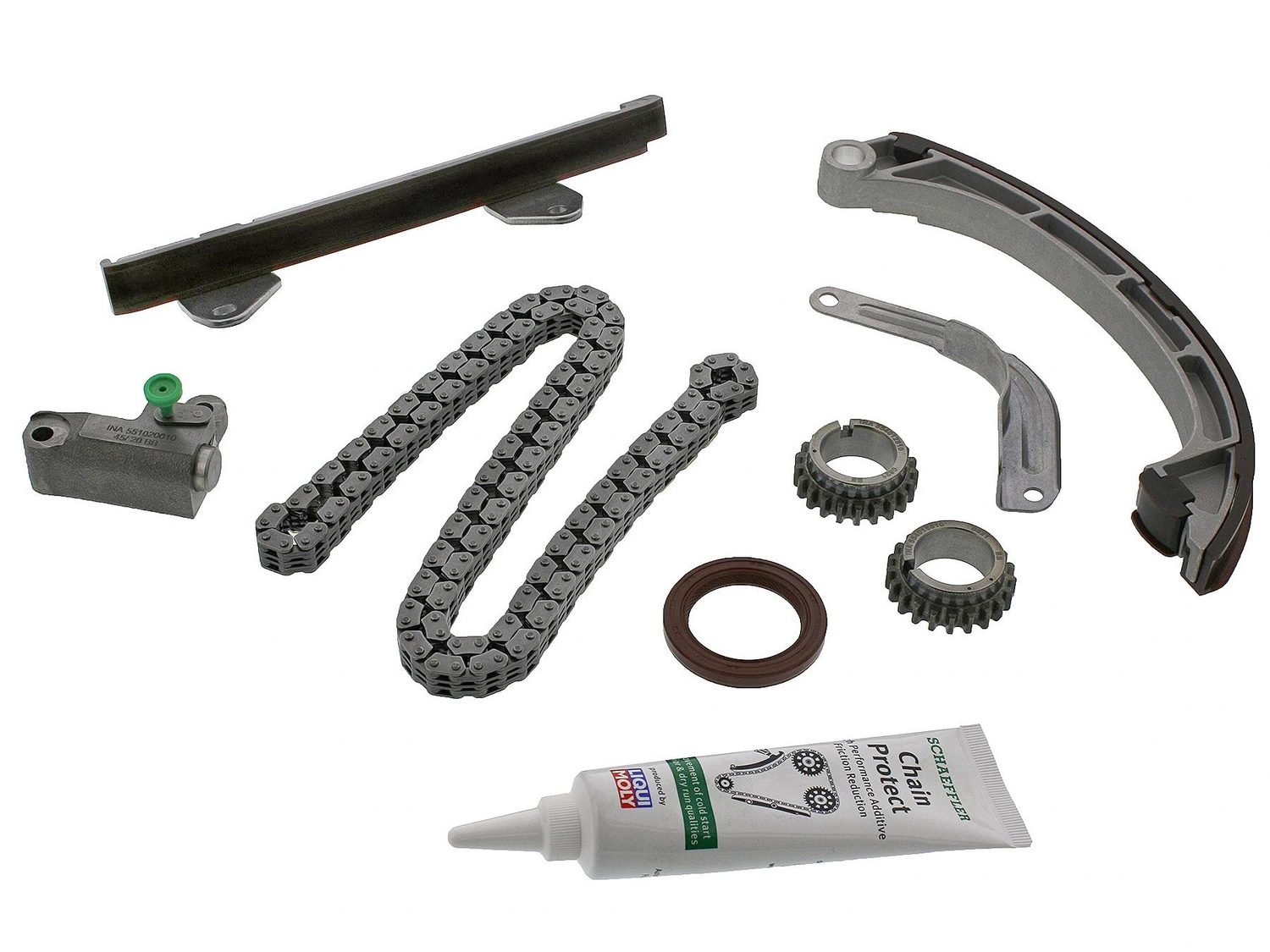 Kit lant distributie Toyota Yaris ( P1), Yaris ( P9), 1.3 (SCP12 , SCP13 , SCP12R, SCP13R), 1.3 VVT-i (SCP90 , SCP90R), INA