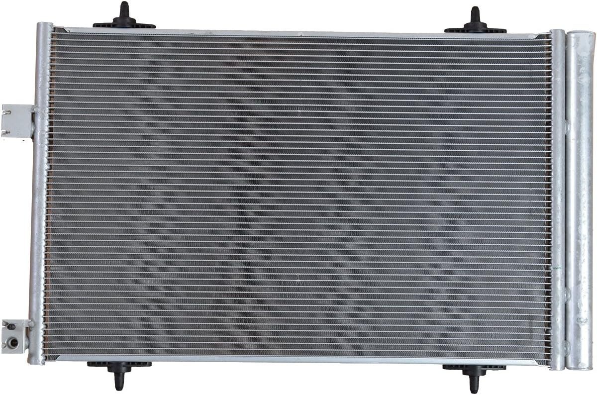 Condensator climatizare AC Citroen C5 08-; Peugeot 407 04-11, 508 10-, motor: 2.0 HDI, Condensator cu uscator integrat , 570(525)x360x16, miez si rezervor din aluminiu brazat, 6455HV; 6455JB