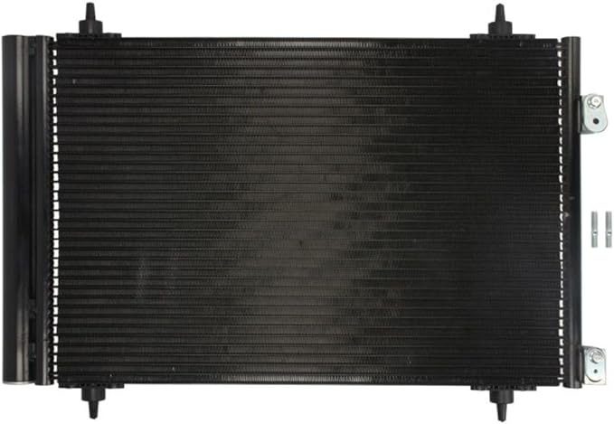 Condensator climatizare AC Citroen C4 Picasso 06-13, C4 10-, Ds4 11-, Ds5 11-; Peugeot 3008 08-16, 308 07-, 5008 09-16, Rcz 10-, motor: 2.0 HDI, Condensator cu uscator integrat , 565(525)x362(340)x16, brazat, 6455HJ; 9682531680