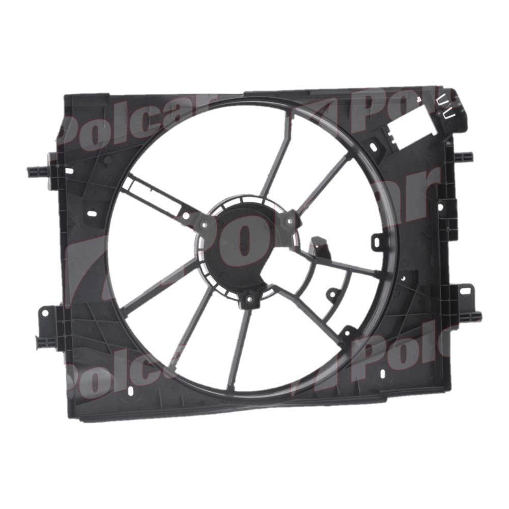 Carcasa ventilator radiator Dacia Dokker 12-, Duster 10-, Lodgy 12-, Logan 12-, Sandero 12-; Renault Captur 13-, Clio 12-, motor: 1.2 TCE, 1.5 dci, 1.6, 214753416R