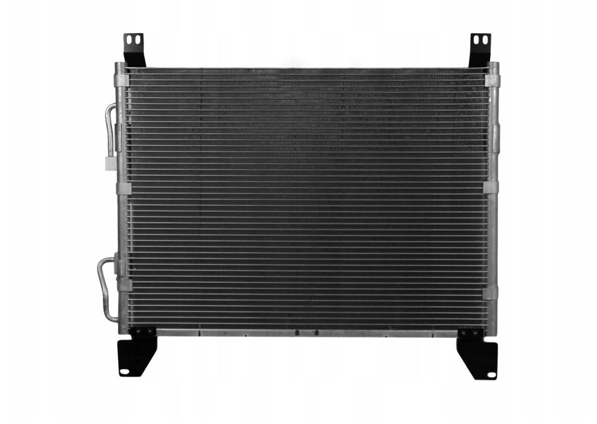 Condensator climatizare AC Ssangyong Rexton 02-, motor: 2.7 XDI, Condenser fara uscator , 655 (610)x457 (445)x18, miez si rezervor din aluminiu brazat, 68400-08400