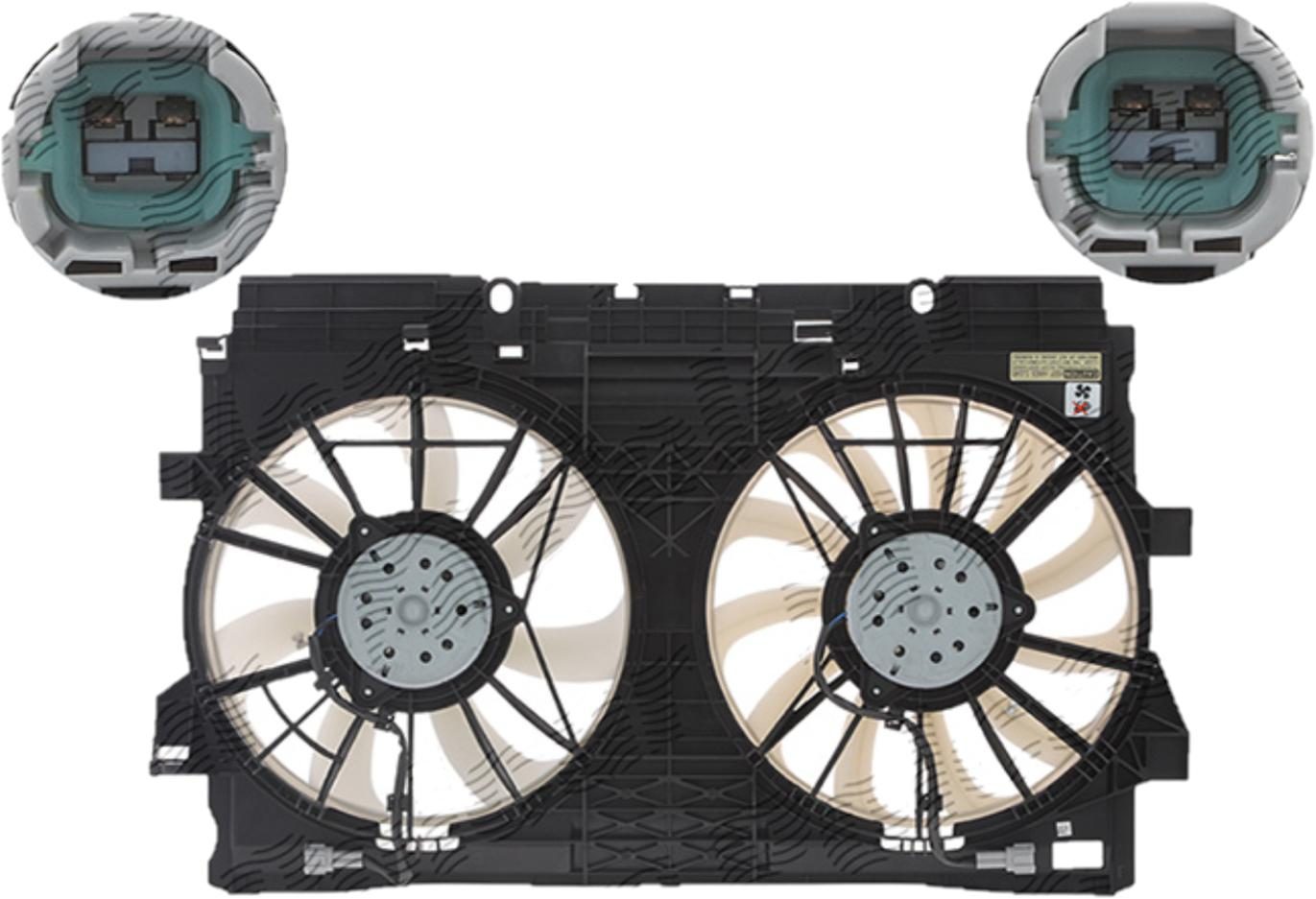 Ventilator radiator Subaru Crosstrek 22-, Impreza (Gu) 23-, motor: 2.0, 2.5, 45121FL00A; 45121FL01A