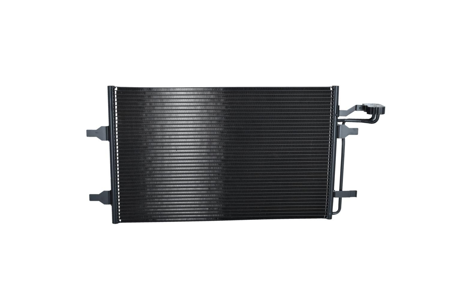 Condensator climatizare AC Volvo C30 06-12, C70 06-13, S40/V50 04-12, motor: 1.6, 1.6 D2, 1.8, 2.0, 2.0 d, Condenser fara uscator 61473, 660(630)x380x16, miez si rezervor din aluminiu brazat, 31292022; 31356000