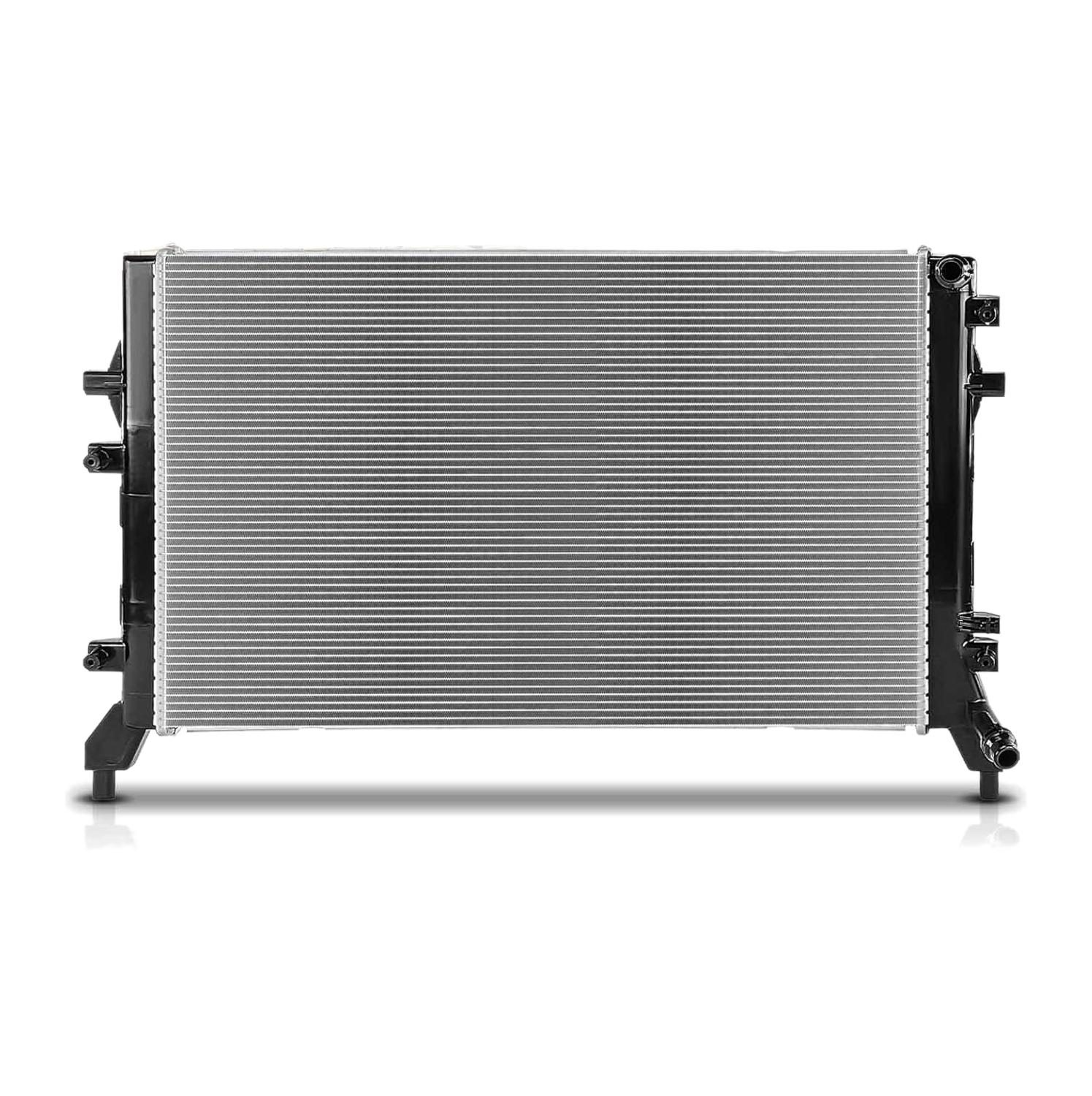 Radiator Audi A3 03-13; Skoda Octavia 04-13, Rapid 12-, Superb 08-15, Yeti 09-; Vw Beetle 11-, Caddy 04-, Golf 5 03-10, Golf 6 08-16, Jetta 05-10, Passat (B6) 05-10, Passat (B7) 10-15, Touran 10-15, 1.2 TFSI, 1.4 TFSI, 627x396x23, 1K0121251BN