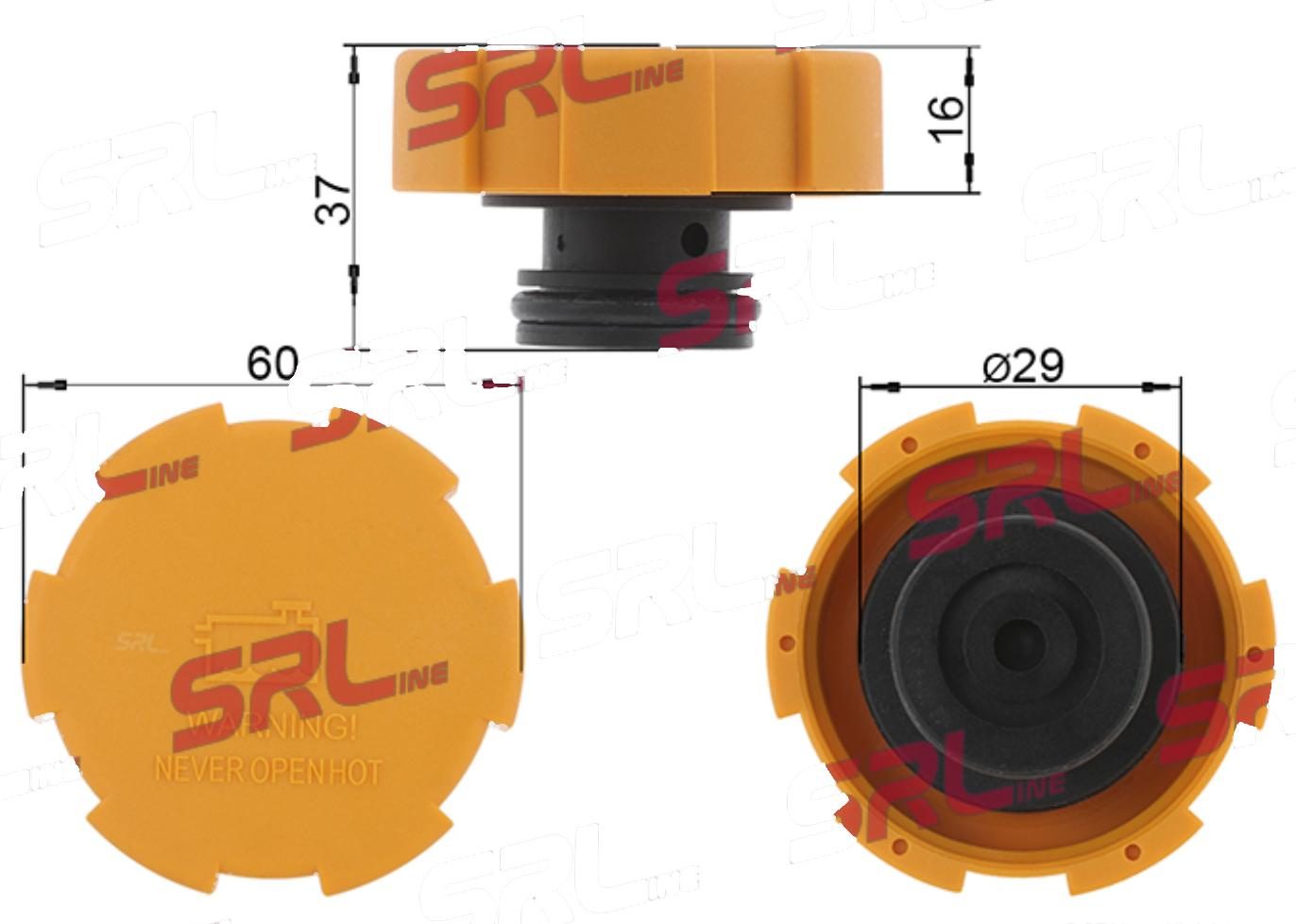 Buson radiator Alfa Romeo 159 05-12, Brera 05-10, Spider 06-10; Cadillac Bls 06-09; Fiat Croma 05-11; Opel Astra G 98-09, Astra H 04-, Corsa D 06-, Signum 03-08, Vectra C 02-09, Zafira Tourer 11-, Zafira 05-11; Saab 9.3 02-07, 9.3 07-13, 1304677; 46830697