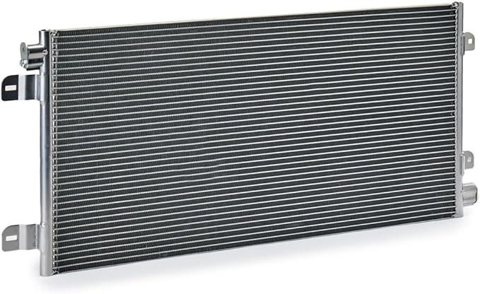 Condensator climatizare AC Nissan Interstar 02-10; Opel Movano 98-10; Renault Master 03-07, motor: 1.9 dci, 2.2 dci, 2.5 dci, 3.0 dci, Condenser fara uscator , 730(690)x380x16, Mahle, miez si rezervor din aluminiu brazat, 2765000QAN; 4401424
