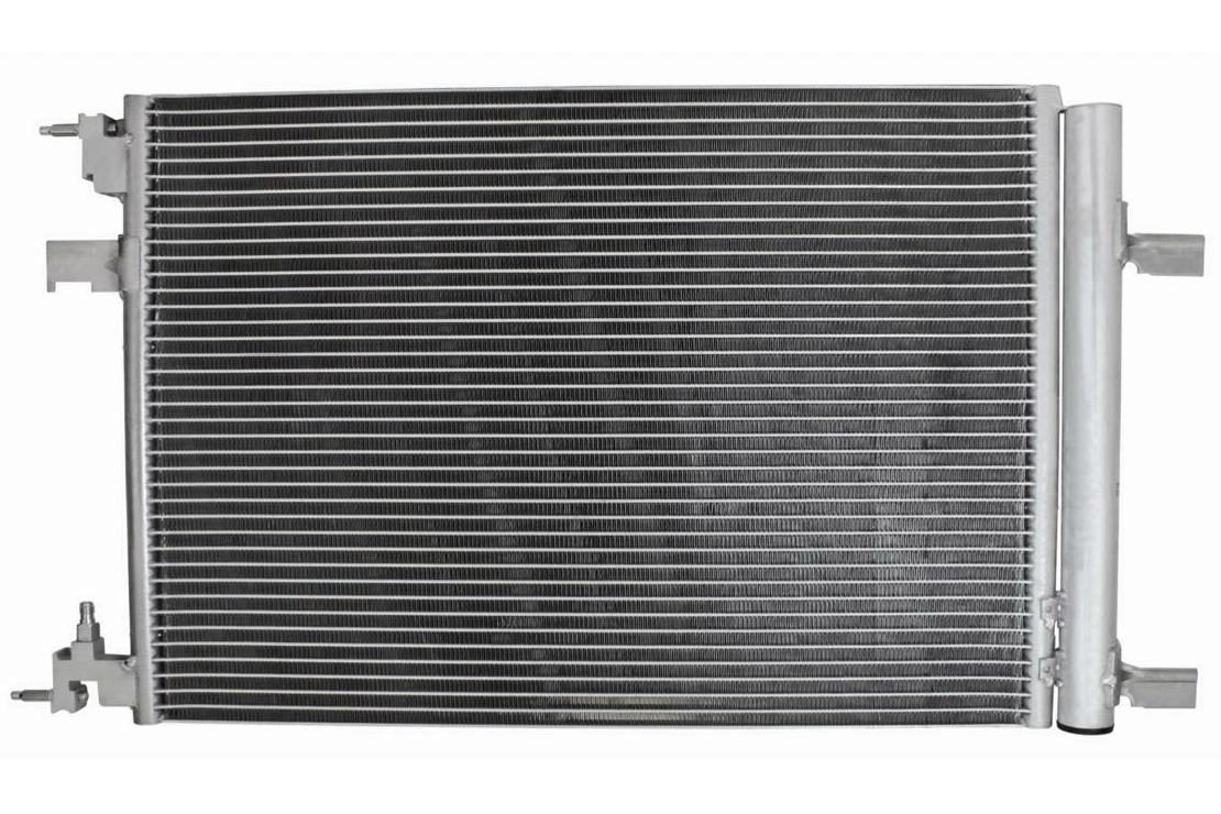 Condensator climatizare AC Chevrolet Cruze 09-, Orlando 11-; Opel Astra J 09-17, Cascada 13-, Zafira Tourer 11-, motor: 1.4 T, 1.6, 1.8, Condensator cu uscator integrat , 570(530)x397x16, Mahle, miez si rezervor din aluminiu brazat, 13267648; 13377762