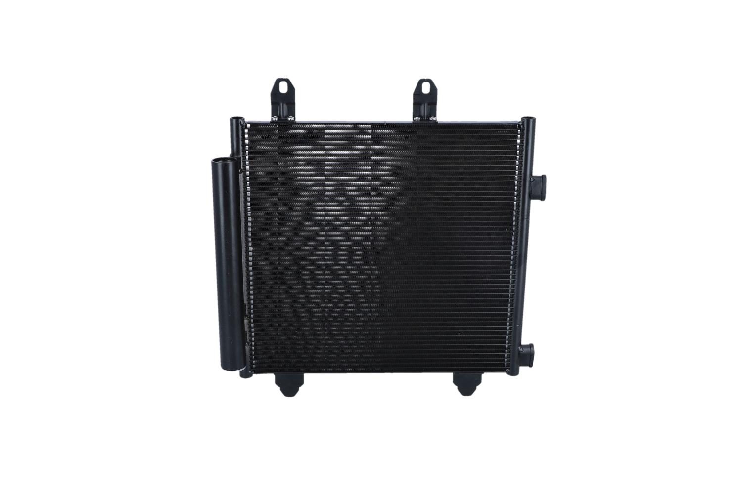 Condensator climatizare AC Toyota Aygo 14-, motor: 1.0, 1.2 PureTech, Condensator cu uscator integrat , 356x351x16, OEM/OES (Mahle), miez si rezervor din aluminiu brazat, 88450-YV010