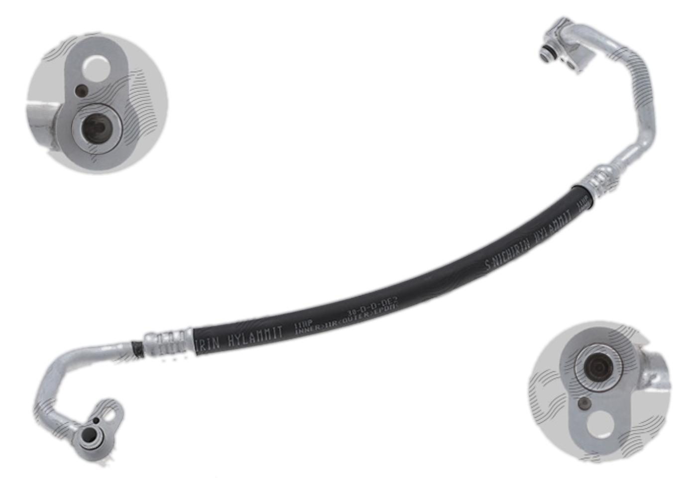 Conducta aer conditionat Audi A3 03-13; Seat Altea 03-, Leon 05-12, Toledo 04-10; Skoda Octavia 04-13, Superb 08-15, Yeti 09-; Vw Eos 06-15, Golf 5 03-10, Golf 6 08-16, Jetta 05-10, Scirocco 08-, Touran 03-10; 1.4 TFSI, Furtun inalta presiune