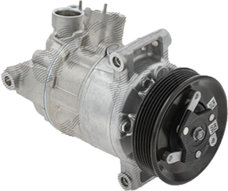 Compresor AC nou Audi A1, A3; Cupra Ateca; Seat Altea, Arona, Ateca, Ibiza, Leon, Tarraco, Toledo; Skoda Fabia, Octavia, Roomster, Scala, Superb, Yeti; Vw Arteon, Caddy, Eos, Golf 5, 7, Jetta, Passat, Polo, Tiguan, Touran, T6, T-Roc, Mahle: 6CVC