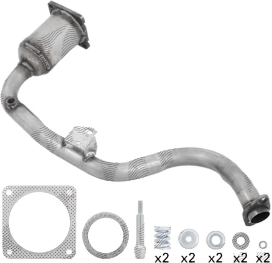 Catalizator Citroen: Berlingo (M, 07.96-12.11) ; Peugeot: Partner (5/G, 05.96-), 1.6 16V, 1.6, Euro 3 (D3), Catalizator si kit instalare, EEC