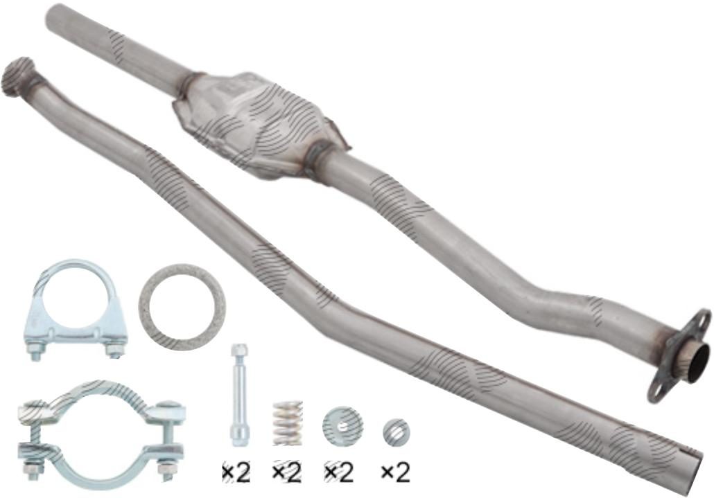 Catalizator Citroen Ax (Za-), 07.86-12.98, 1.4 4X4, 1.4 Allure, 10, 11, 14 (ZA), Euro 2, Catalizator si kit instalare, EEC