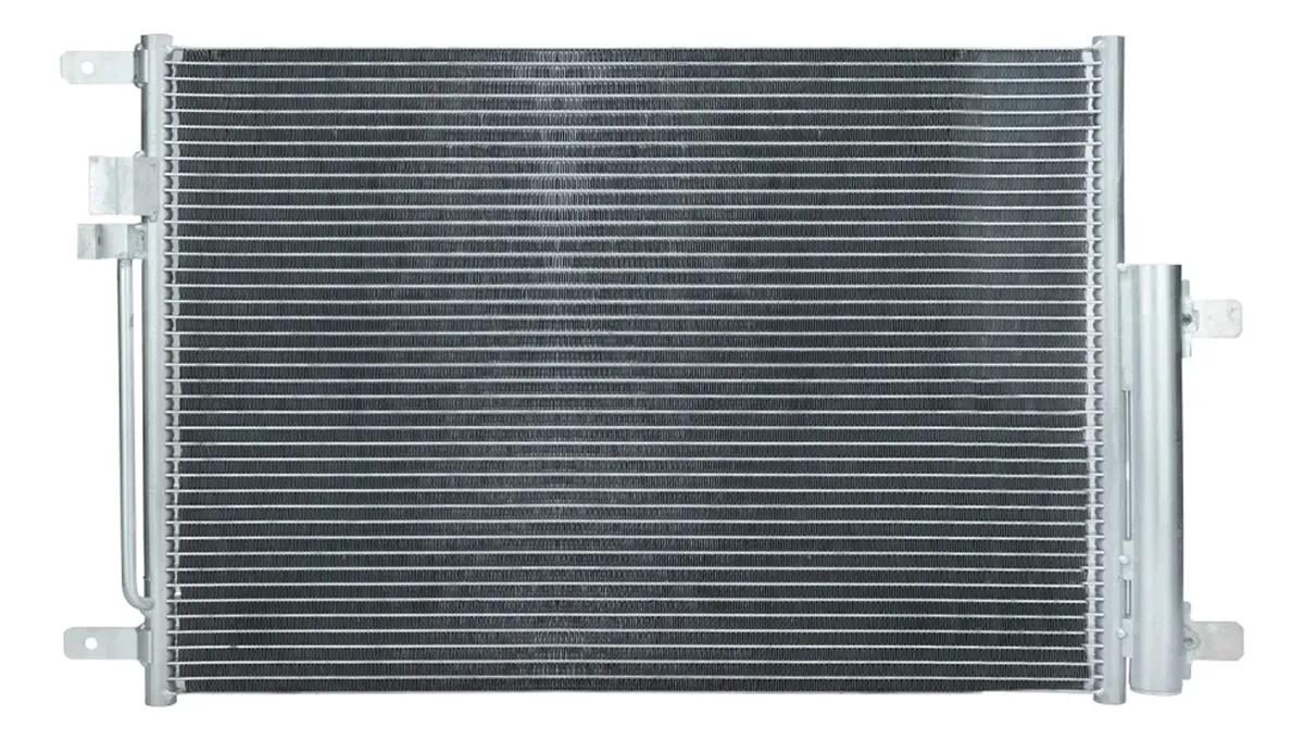 Condensator climatizare AC Jeep Renegade 14-, motor: 2.0 MultiJet, Condensator cu uscator integrat , 610(580)x417x12, Denso, miez si rezervor din aluminiu brazat, 51959836; 51965938