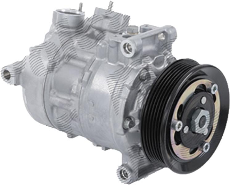 Compresor AC nou Audi A3, Q2, Q3; Seat Arona, Ateca, Ibiza, Leon, Tarraco, Toledo; Skoda Fabia, Kamiq, Karoq, Kodiaq, Octavia, Rapid, Scala, Superb; Vw Arteon, Golf 7, 8, Passat, Polo, Taigo, Tiguan, Touran, T-Roc-, 1.0 TFSI, tip Denso: 6SES14C