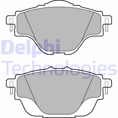 DELPHI set placute frana,frana disc